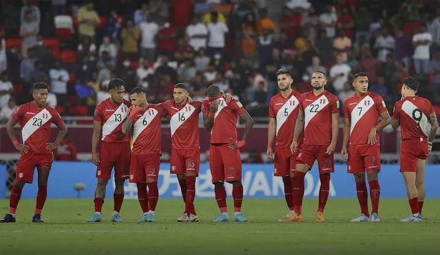 Perú no logró clasificar a la Copa del Mundo de Qatar. Foto: AFP