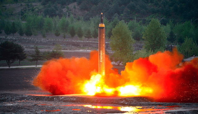 En lo que va de 2022, Corea del Norte ha protagonizado un volumen récord de pruebas de misiles, con 18 en 23 semanas. Foto: AFP / referencial
