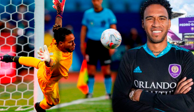 Pedro Gallese juega para el club estadounidense Orlando City. Foto: composición EFE/Orlando City