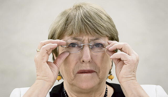 En la mira. Sus opositores en Chile afirman que no sería reelegida como comisionada ONU. Foto: AFP
