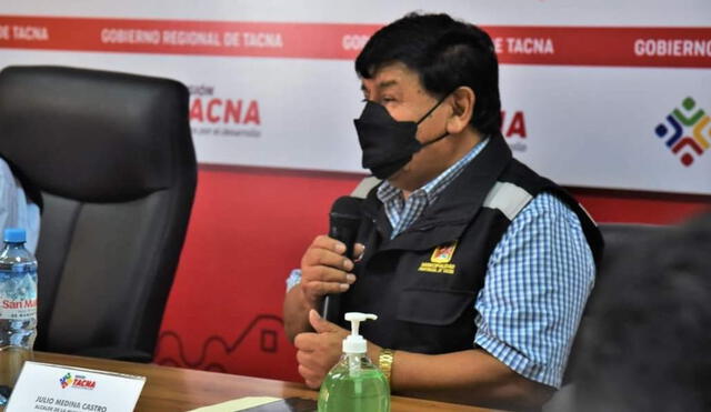 Alcalde Julio Medina Castro deberá responder por obras licitadas en pandemia. Foto: Municipalidad de Tacna