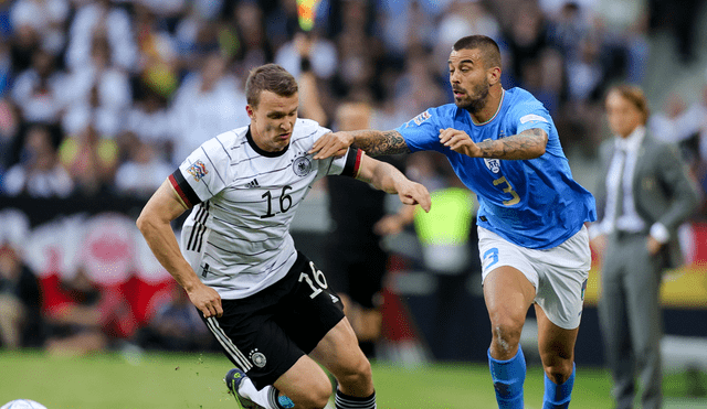 Alemania vs. Italia se enfrentan EN VIVO por la Nations League. Foto: EFE