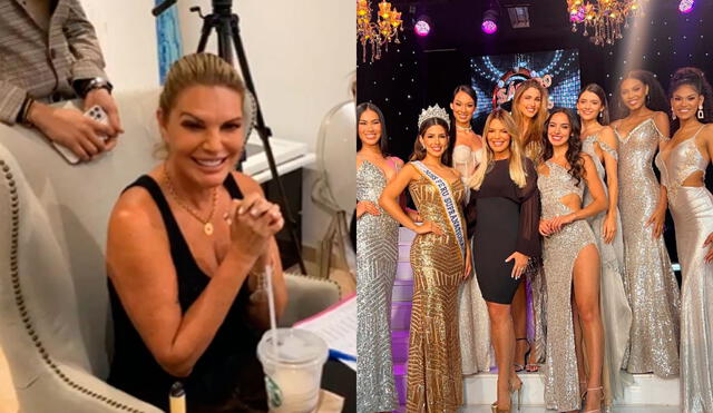 Jessica Newton contó cómo logró que todas las candidatas participen en un certamen internacional. Foto: composición Jessica Newton/Instagram, Miss Perú/Facebook.