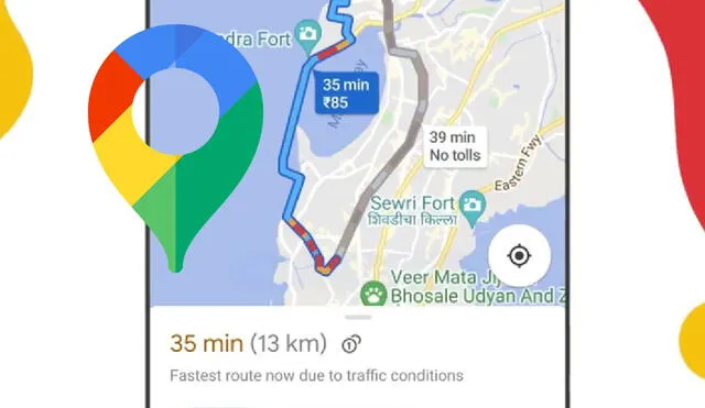 La función de Google Maps estará disponible para casi 2000 carreteras de peaje. Foto: ProAndroid