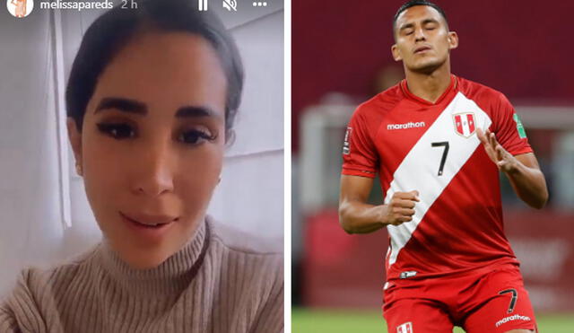 Melissa Paredes se refirió a Alex Valera tras la eliminación de la selección peruana del Mundial de Qatar. Foto: Instagram/EFE