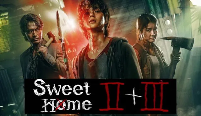 La serie de terror de "Sweet home" continúa con nuevas temporadas. Foto: composición/Twitter.