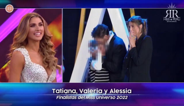 Luego de que Alessia Rovegno sea elegida finalista, su hermano lloró de emoción. Foto: América TV.