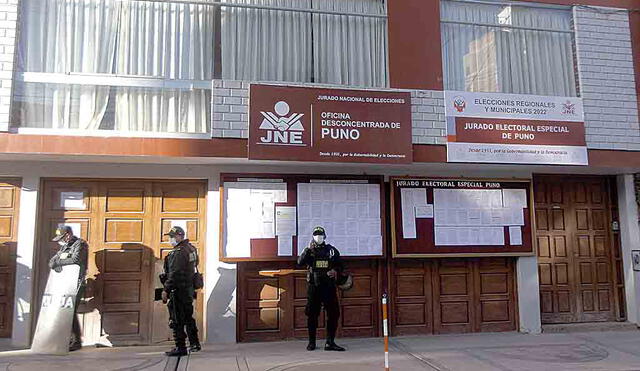 En la mira. Sistema del Jurado Nacional de Elecciones no permitió que organizaciones se inscriban, por ello se decidió ampliar plazos hasta el viernes. Foto: Juan Carlos Cisneros/ La República