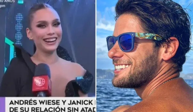 Janick Maceta y Andrés Wiese están disfrutando de un buen momento en su relación. Foto: captura América TV / Instagram