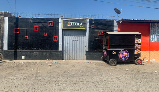 El hecho se produjo en los exteriores del bar Tekila. Foto: PNP