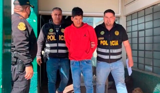 Uno de los hampones fue detenido cuando recogía el cupo para liberar a chofer. Foto: captura video Hco Tv