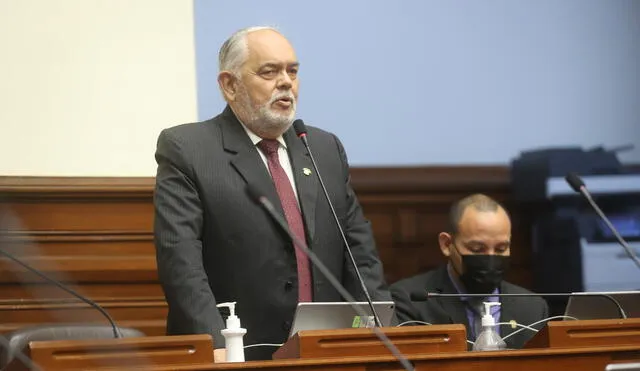 Jorge Montoya presidió la comisión investigadora de las Elecciones Generales 2021. Foto: Congreso