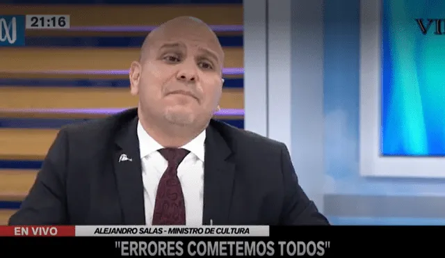 Alejandro Salas manifestó que el presidente tiene su propia forma de comunicarse y los pasajes mencionados por Chincha son solo errores. Foto: captura Canal N