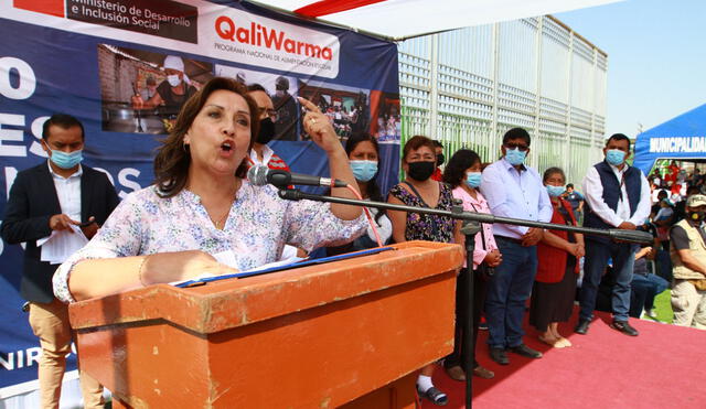 Dina Boluarte consideró que no ha cometido infracción constitucional. Foto: J. Mendoza/La República