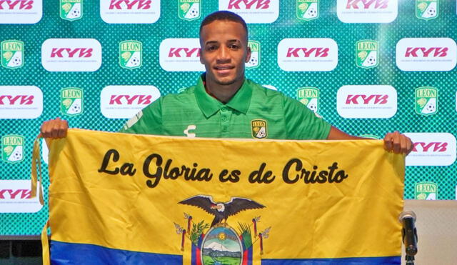 Byron Castillo jugará en la Liga MX a partir del Torneo Apertura 2022. Foto: León/Twitter.