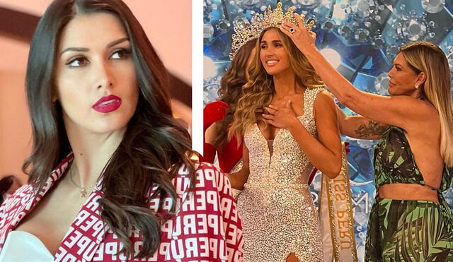 Kelin Rivera fue criticada por supuestamente mostrar su apoyo solo a Tatiana Calmell, Miss Perú Internacional 2022. Foto: composición/Instagram