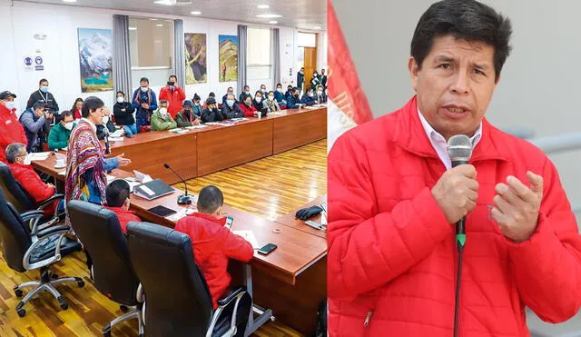 Participación. Gobernador de Cusco y organizaciones increparon demoras al ministro de Educación, en Cusco. Foto: La República/ Presidencia