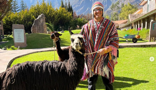 Lapadula se encuentra de vacaciones en Cusco. Foto: Instagram