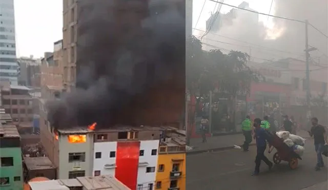 Bomberos se encuentran en la zona del siniestro. Foto: captura Facebook