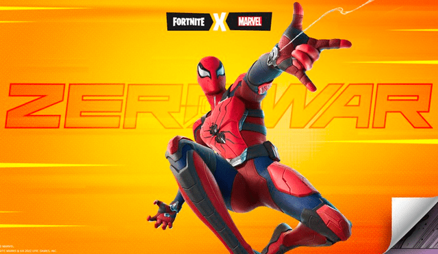 Spider-Man Cero deja la primera edición del comic Fortnite × Marvel: Zero War para llegar a Fortnite Battle Royale. Foto: Fortnite