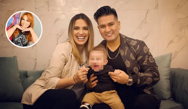 Cassandra Sánchez de Lamadrid celebra los 7 meses de su hijo. Foto: composición/Instagram