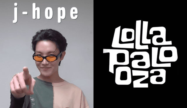 J-Hope de BTS será el primer coreano en encabezar un show en Lollapalooza tras su debut como solista. Foto: composición La República / Lollapalooza