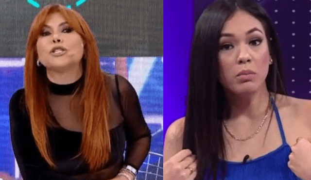 Según Magaly Medina, Jazmín Pinedo tenía similitud con una "muñeca ventrílocua". Foto: composición LR/ captura de ATV/ captura de América TV