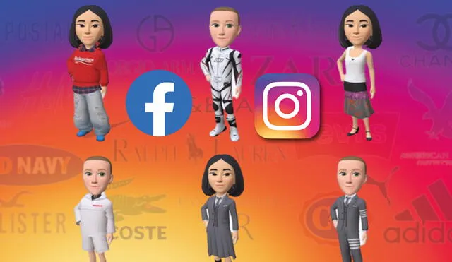 Las apps de Meta tendrán una tienda de ropa digital para los avatar. Foto: composición LR/ Instagram