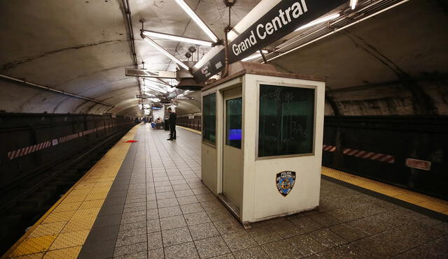 La pelea se dio en la plataforma de la línea 7 en el Grand Central. Foto: Autoridades de Nueva York