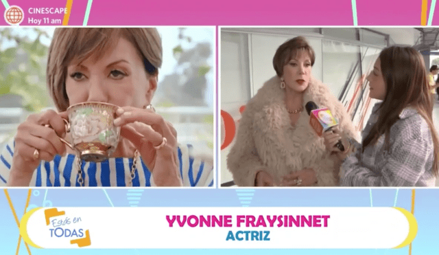 La actriz Yvonne Frayssinet asegura que extrañaba interpretar a 'Doña Francesca'. Foto: Estás en todas/captura