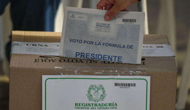 Unas 39 millones de personas podrán votar en la segunda vuelta de las elecciones 2022 en Colombia. Foto: AFP