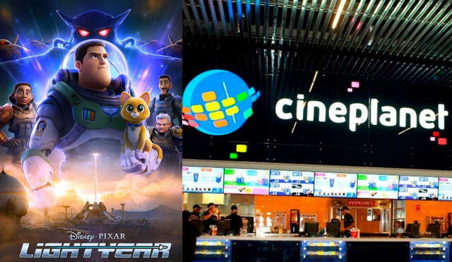 Cineplanet recibe fuertes críticas tras poner advertencias sobre "ideología de género" en película “Lightyear”. Foto: Composición/Disney/Cineplanet/Instagram