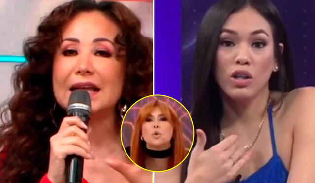 Janet Barboza también aprovechó para criticar a Magaly. Foto: captura de América TV - ATV