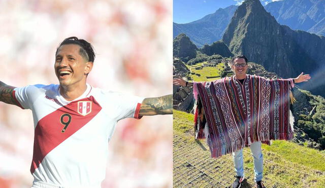 Maravillado con Machu Picchu. Lapadula disfruta de sus vacaciones en Cusco. Foto: composición Instagram/selección peruana