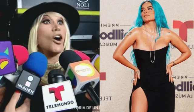 Laura León también anhela ser otra artista mexicana que colabore con Karol G. Foto: Karol G/Instagram. En casa con Telemundo/captura