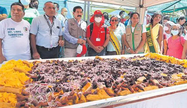 En esta actividad, también se contó con la venta de pescado, productos a base de cacao, entre otros. Foto: difusión