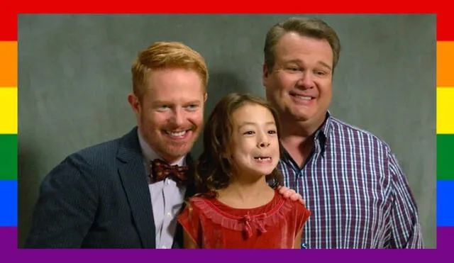 "Modern family" presentó a Mich y a Cam, una pareja homosexual que adoptó a Lily cuando era solo una pequeña bebé en Vietnam. Foto: composición/ABC