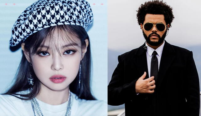 Jennie de BLACKPINK y The Weeknd estarían juntos en la nueva serie "The Idol". Foto: composición/Twitter.