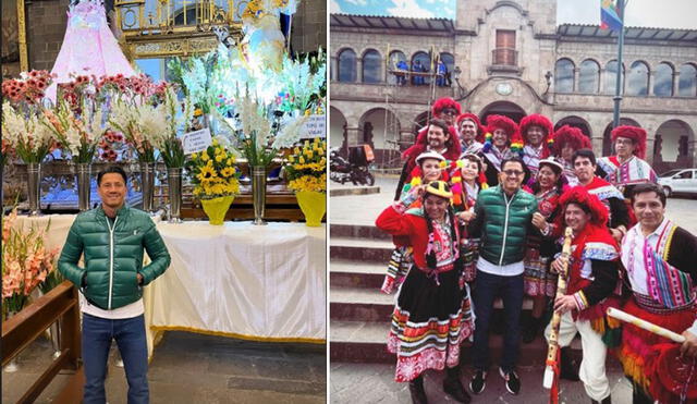 El jugador del Benevento visitó la catedral y el centro histórico de Cusco. Foto: Instagram