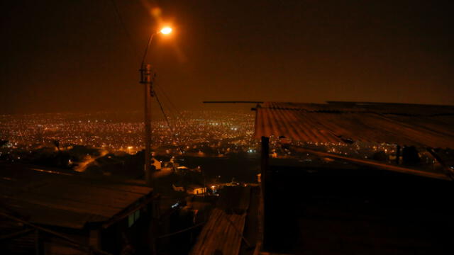 Vista de Villa María del Triunfo, en el sureste de Lima, Perú. Foto: Hernán Hernandez