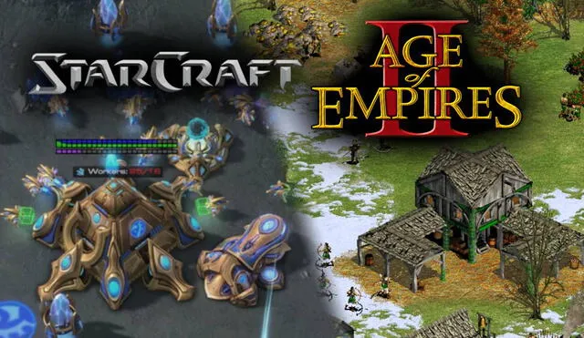 ¿Eres team StarCraft o team Age of Empires II? Foto: Blizzard/Microsoft