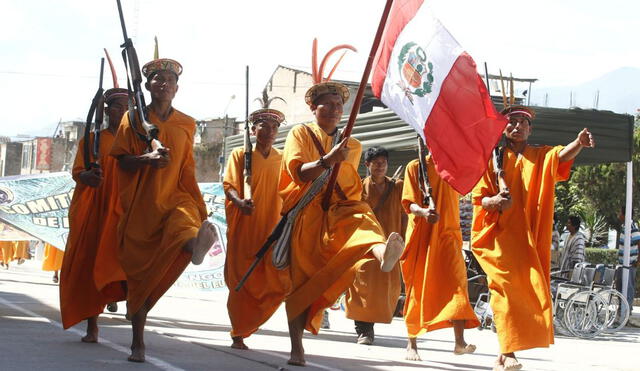 Dirigentes de las rondas urbanas y campesinas de la región Cajamarca rechazaron la reciente ley que reconoce a los comités de autodefensa y desarrollo rural (CAD). Foto: Andina