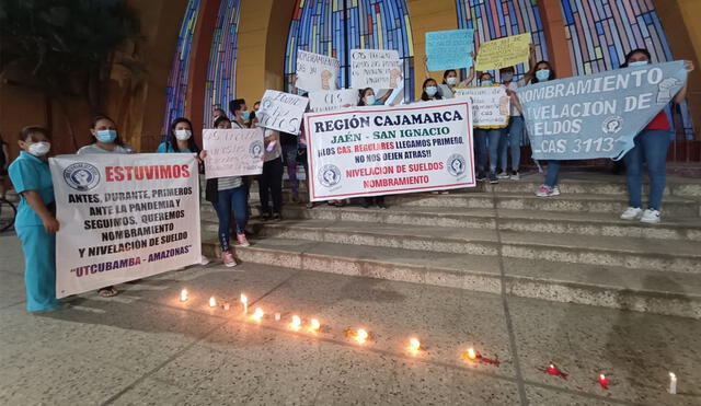 Esperan que reclamos puedan ser escuchados por las autoridades del Gobierno central. Foto: Radio Marañón