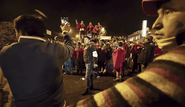 La capital como objetivo. Los indígenas amenazaron con tomar Quito y repetir los desmanes y la destrucción que dejaron durante las protestas del 2019. Foto: EFE