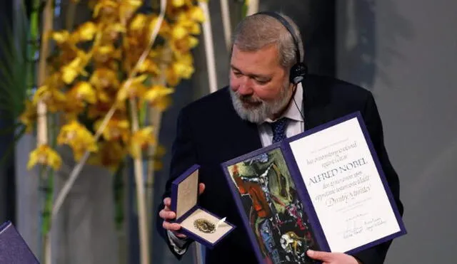 Periodista ruso vende su valiosa medalla de Nobel para ayudar a Ucrania. Foto: CNN