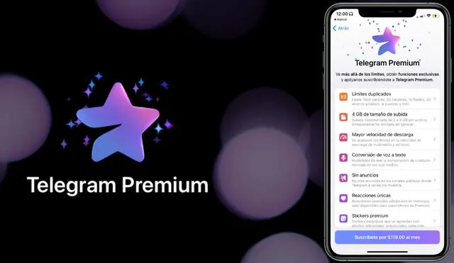 Para suscribirnos a Telegram Premium debemos acceder a los ajustes de la aplicación. Foto: iPadizate
