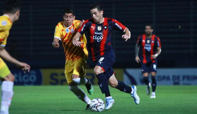 Cerro Porteño vs. Gral. Caballero JLM: ambas escuadras se fueron al descanso sin goles. Foto: Copa de Primera APF