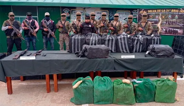 La PNP ha decomisado más de 43 toneladas de droga a nivel nacional en lo que va del año. Foto: PNP