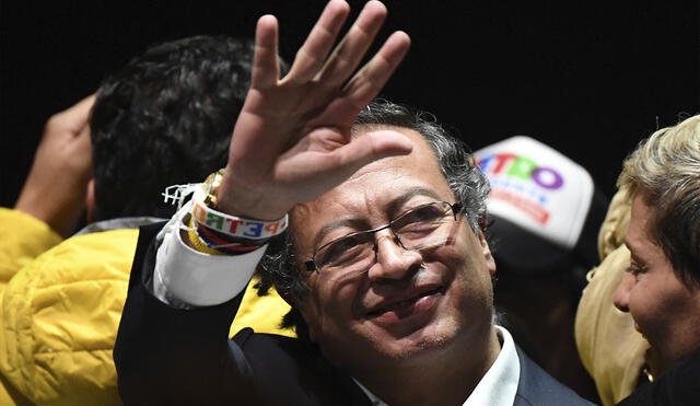 Gustavo Petro se convierte en el primer presidente de izquierda de Colombia. Estará en funciones para el período 2022-2026. Foto: AFP