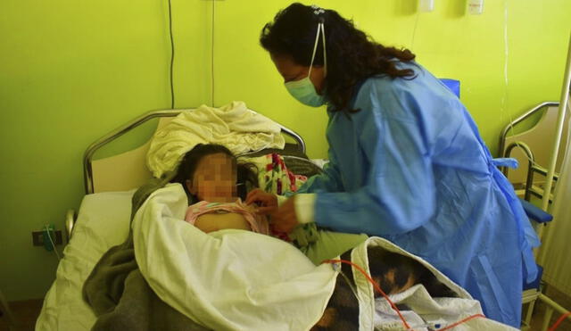 Ante síntomas como fiebre, tos y dificultad para respirar, los niños deben ser llevados a un establecimiento de salud. Foto: Hospital Víctor Ramos Guardia.